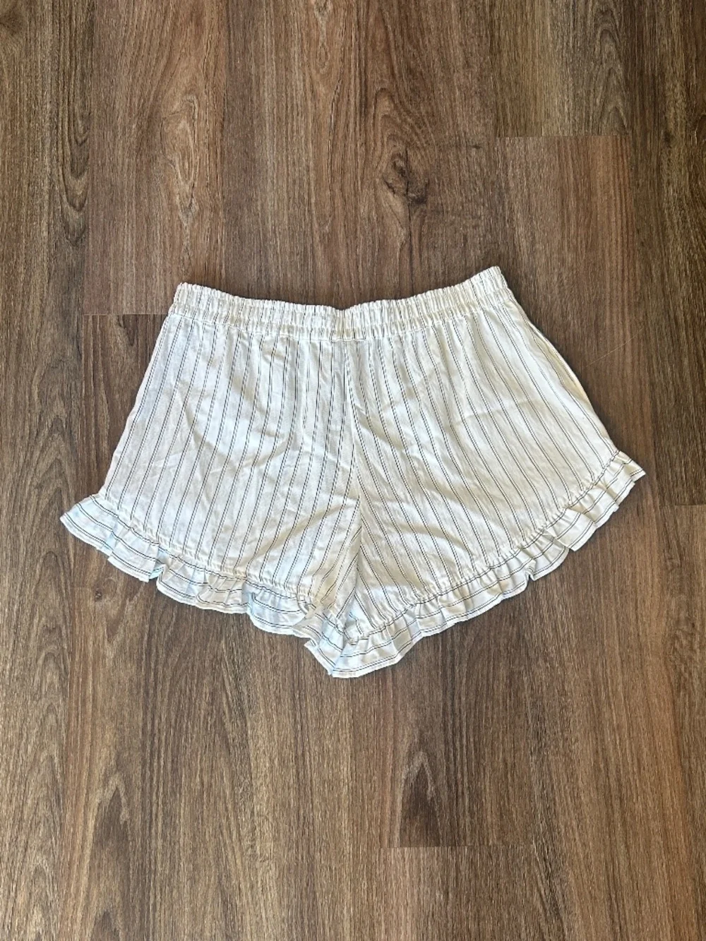 NWT Anthropologie Maeve Black White Striped Flowy Shorts Women’s S